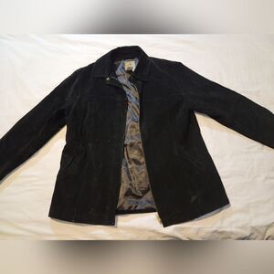 A.M.I 100% leather jacket women's large